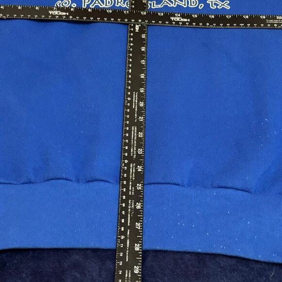 froot of the loom xl blue south padre tx vintage usa short sleeve sweater - Picture 6 of 11